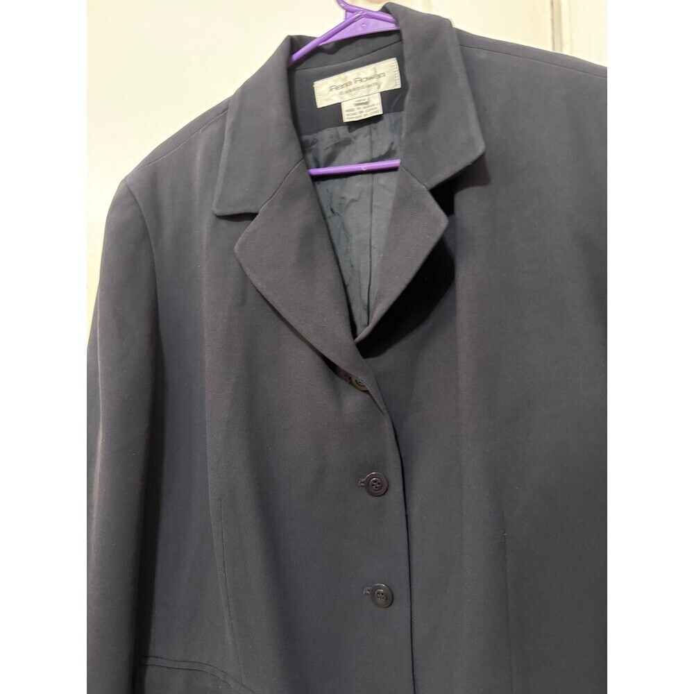 Rena Rowan essentials women’s size 18 W black blouse blazer - Picture 3 of 7